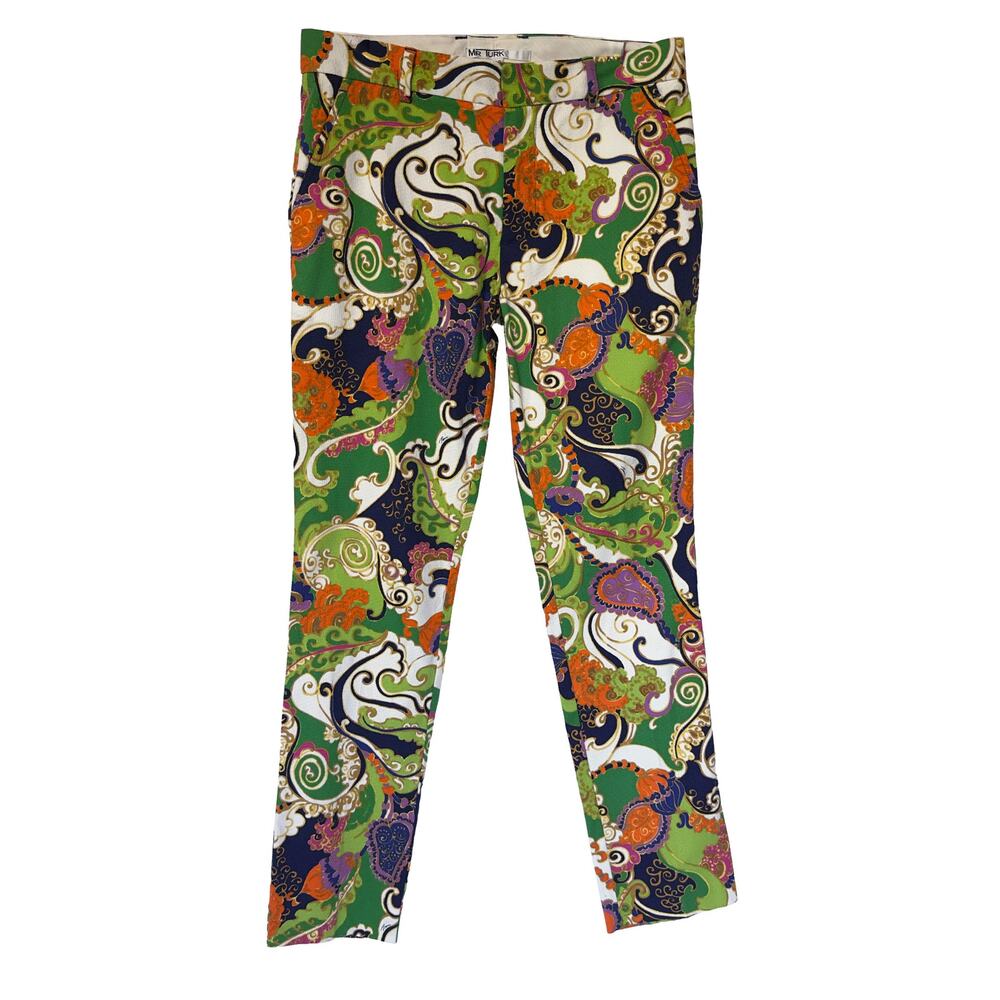 Mr. Turk Men's Paisley Trousers Size 32
